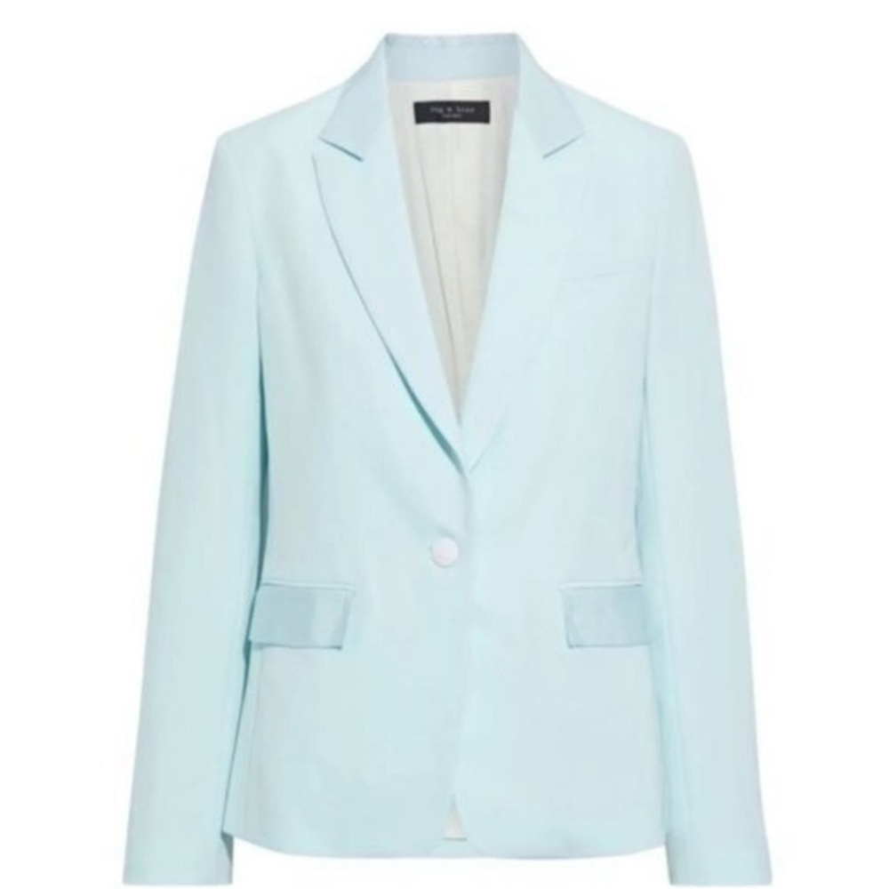 Rag & Bone Rylie Crepe Blazer in Snow Blossom Size 2 - NWT